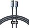 Baseus Crystal cable USB-C to Lightning 20W PD 1.2m (black) – kuva 3