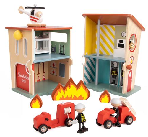 Classic World Wooden Fire Station