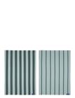 Mette Ditmer Stripes Tea Towel, 2-Pack - Green - W50X L70CM