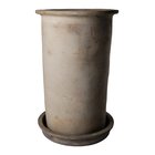 ERNST Pot W Saucer - Beige - ONE SIZE