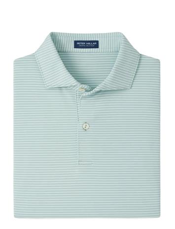 Peter Millar Ballad Performance Jersey Polo - Edwin Spread Coll - Multi/patterned - XXL
