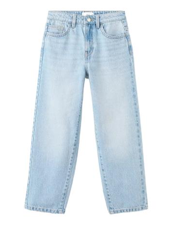 Mango Mid-Rise Straight Jeans - Blue - 13-14