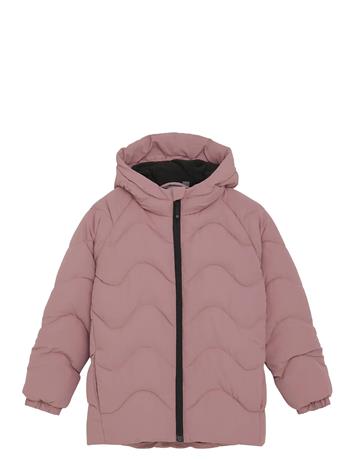 Color Kids Jacket W. Hood - Quilt - Blue - 140