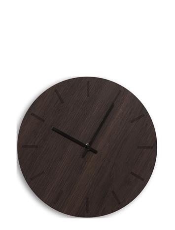 Hemverk - Dark Oak Seinäkello 28 cm Tumma tammi/Musta