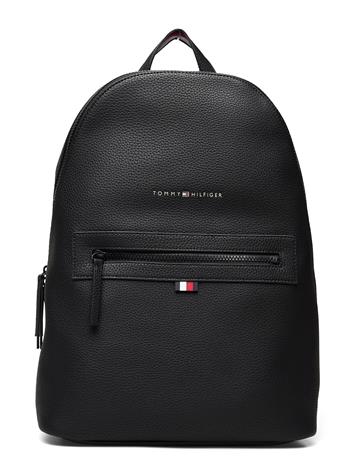 Tommy Hilfiger Essential Pu Backpack - Black - ONE SIZE