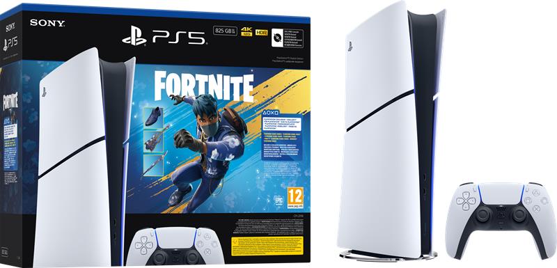Sony PlayStation 5 Slim (PS5, 825GB) Digital Edition - Flowering Chaos Bundle, pelikonsoli + peli