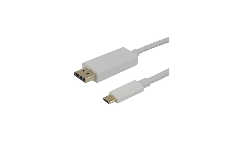 Deltaco - DisplayPort cable - USB-C to DisplayPort - 1 m – kuva 1/1