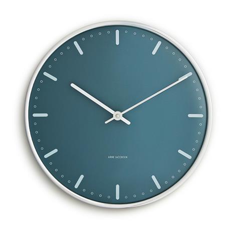 Arne Jacobsen - City Hall Seinäkello 29 cm Sininen