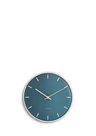 Arne Jacobsen - City Hall Seinäkello 21 cm Sininen – kuva 6/8
