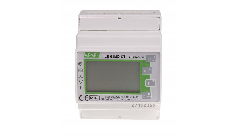 Kolmivaiheinen kaksisuuntainen energiamittari Le-03mq-ct Modbus Rtu:lla