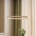 LED-riippuvalaisin PERFORA PRO M, Ø 66 cm, valkoinen, DALI, ylös/alas, CCT