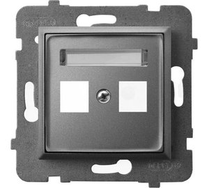 Aria Double Keystone Jack -kotelo, harmaa