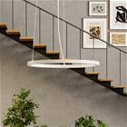 LED-riippuvalaisin PERFORA PRO L, halkaisija 91 cm, valkoinen, DALI, ylös/alas,