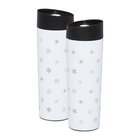 Termosmuki Art Deco Stars 340 ml lumihiutaleet AMBITION