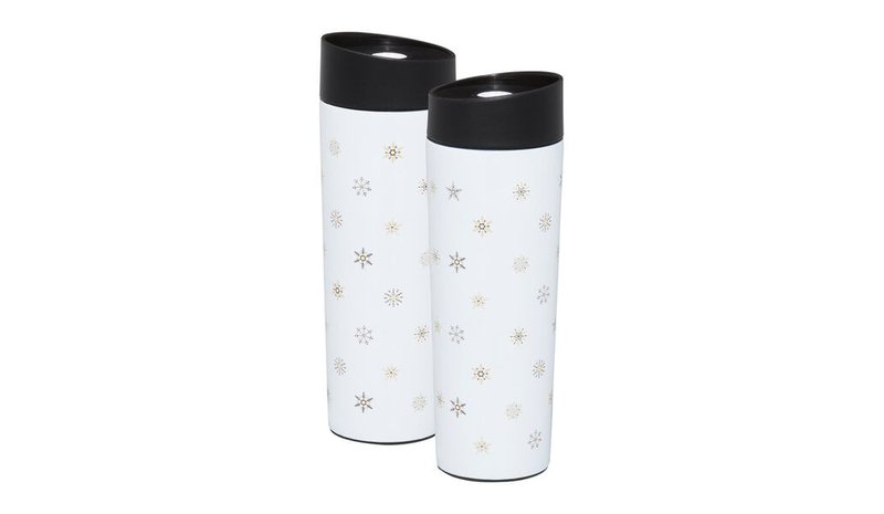 Termosmuki Art Deco Stars 340 ml lumihiutaleet AMBITION