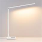 LED-työpöytävalaisin FLOYD PRO, valkoinen, 55 cm, CCT, himmennettävä