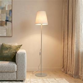 Elizabeth-maavalaisin, hiekka/beige, pellava, korkeus 152 cm, E27
