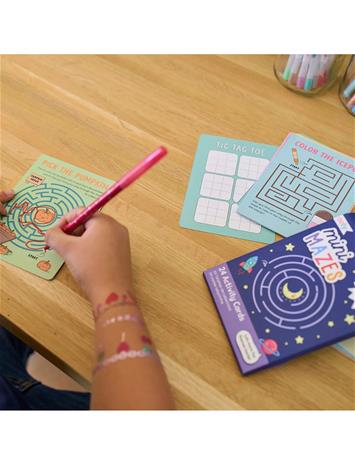 Ooly 24 Activity Cards - Mini Mazes - Multi/patterned - ONE SIZE