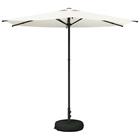 vidaXL Puutarhavarjo 270 x 270 cm Polyesteri Suorakaide Kerma
