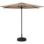 vidaXL Puutarhavarjo 270 x 270 cm Polyesteri Suorakaide Taupe
