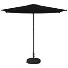 vidaXL Puutarhavarjo 270 x 270 cm Polyesteri Suorakaide Musta