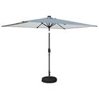 vidaXL Puutarha Parasol LED Valoilla 200 x 300 cm Polyesteri