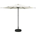 vidaXL Puutarhavarjo 300 x 300 cm Polyesteri Suorakaide Kerma