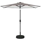 vidaXL Puutarha Parasol LED Valoilla 270 x 270 cm Polyesteri
