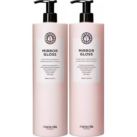 maria nila Mirror Gloss Bundle Shampoo 1000 ml & Conditioner 1000