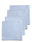 Midnatt Napkins 4-Pack Daisy - Blue - 40X40CM