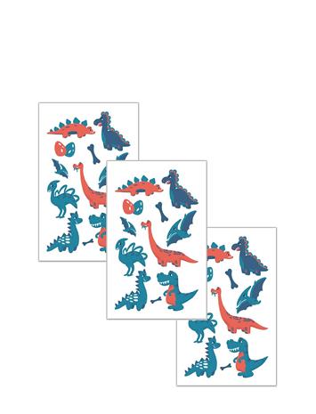 Joker Tattoos Dinosaurs - Multi/patterned - ONE SIZE