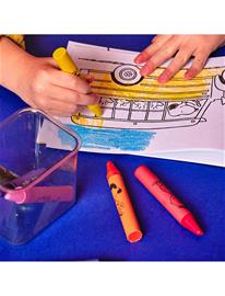 Ooly Jumbo Crayons And Colouring Book - Peanuts - Yellow - ONE SIZE