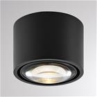 MAG MINI -LED-ulkokattolamppu, musta, Ø 9 cm, CCT-himmennettävä, IP44