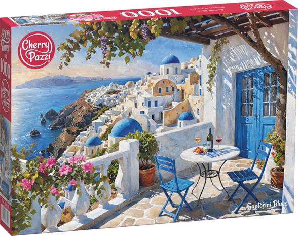 Palapeli CherryPazzi Santorini Blues, 1000 palaa