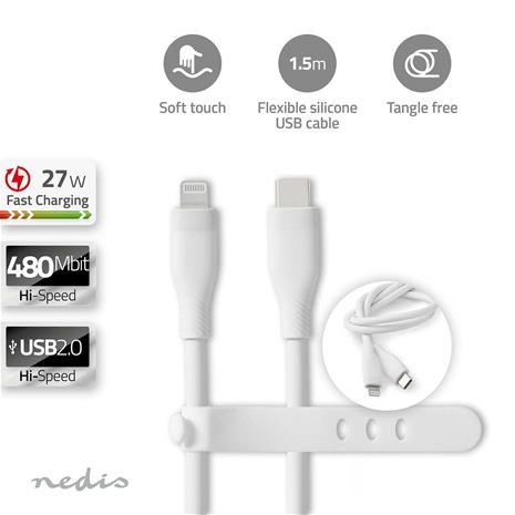Nedis CCGB39800WT15 lightning cable