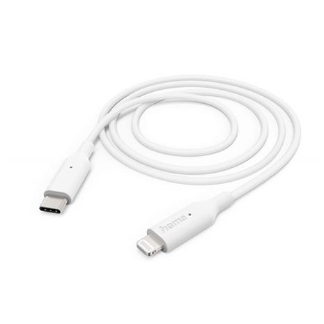 Hama USB Charging Cable USB-C - Lightning 1 m White