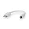 Nedis audio cable - Lightning / audio - 10 cm – kuva 2