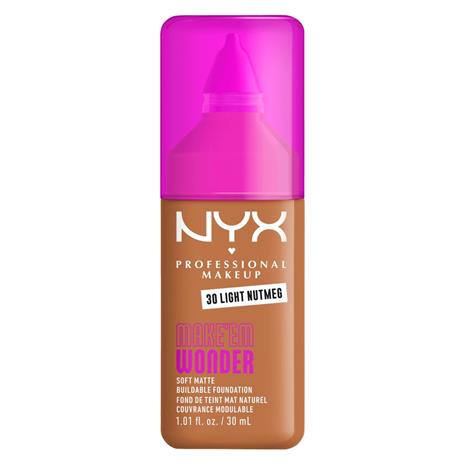 NYX PROFESSIONAL MAKEUP Make Em Wonder Foundation 30 Light Nutmeg