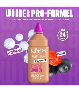 NYX PROFESSIONAL MAKEUP Make Em Wonder Foundation 17 Medium Olive