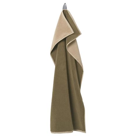 Ferm Living Ekko pyyhe Olive-cashmere, 50x100 cm