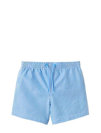 Mango Striped Drawstring Swimsuit - Yellow - 4-5