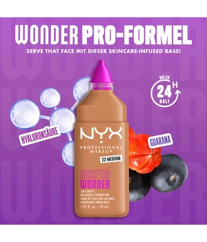 NYX PROFESSIONAL MAKEUP Make Em Wonder Foundation 22 Medium