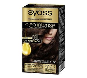 Pitkäkestoinen hiusväri Syoss Olio Intense, nro 4.86 Kylmäkastanja, 5 kpl.