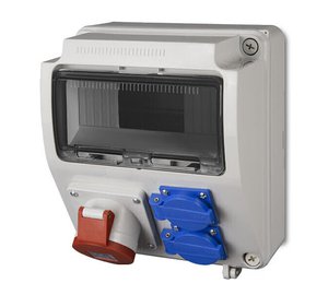 Elektro-Plast virtapaneeli RS9 2x2P+Z, 3P+N+Z 16A IP44