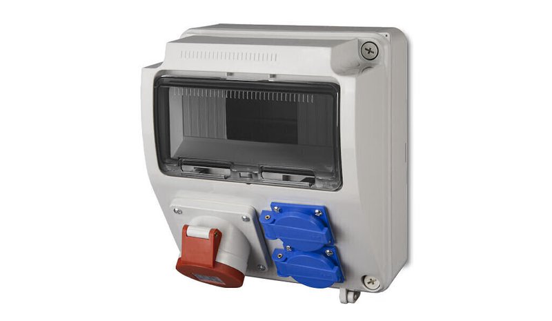 Elektro-Plast virtapaneeli RS9 2x2P+Z, 3P+N+Z 16A IP44