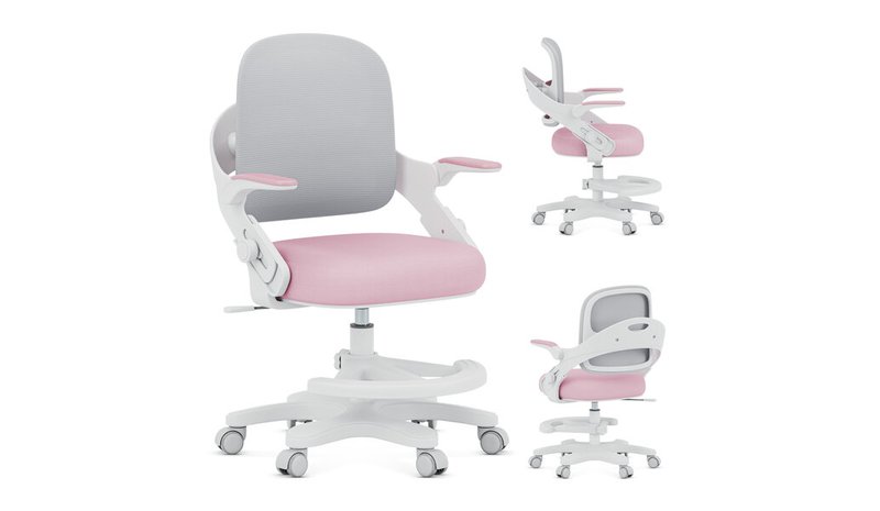 Lasten työtuoli Junior 4.3 Pink-grey
