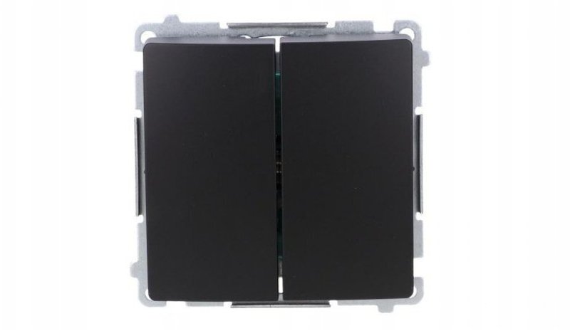 Simon Basic kytkin 16ax, 250v, musta