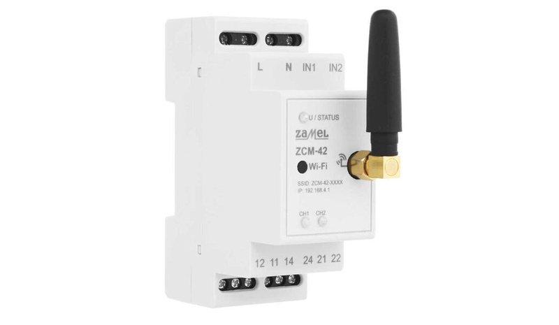 WiFi ajastin ZCM-42 2XNO/NC 16A