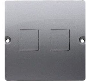 Simon Basic Keystone Connector Cap, Double, ruostumatonta terästä