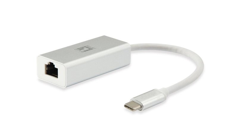 LevelOne USB-C ? RJ45 -sovitin, 0,15 m, Gigabit Ethernet